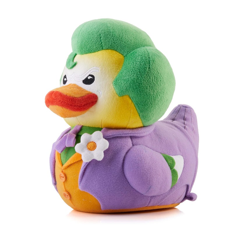 TUBBZ Plush: DC Comics - The Joker Cosplaying Rubber Duck Soft Plush Collectible Toy - Image 1